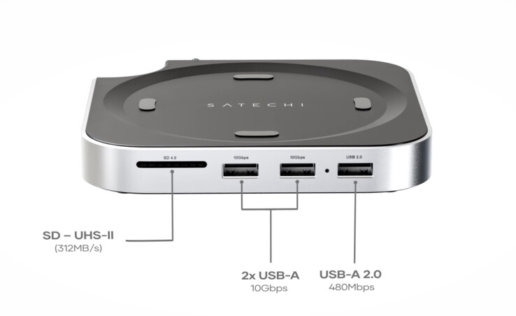 Док-станція Satechi для Mac mini, нижня частина