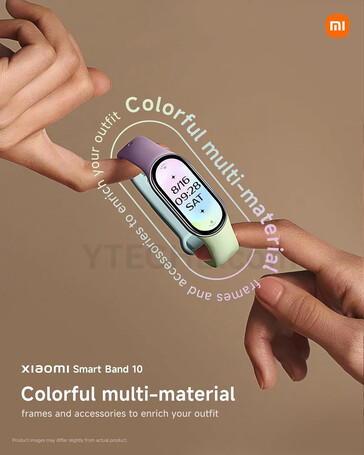 Xiaomi Smart Band 10 - задняя часть