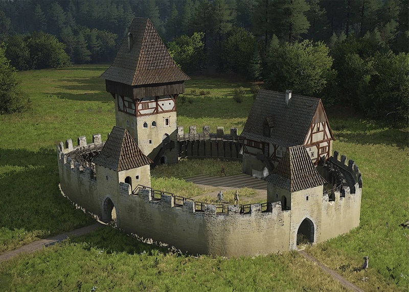The castle at Manor Lords