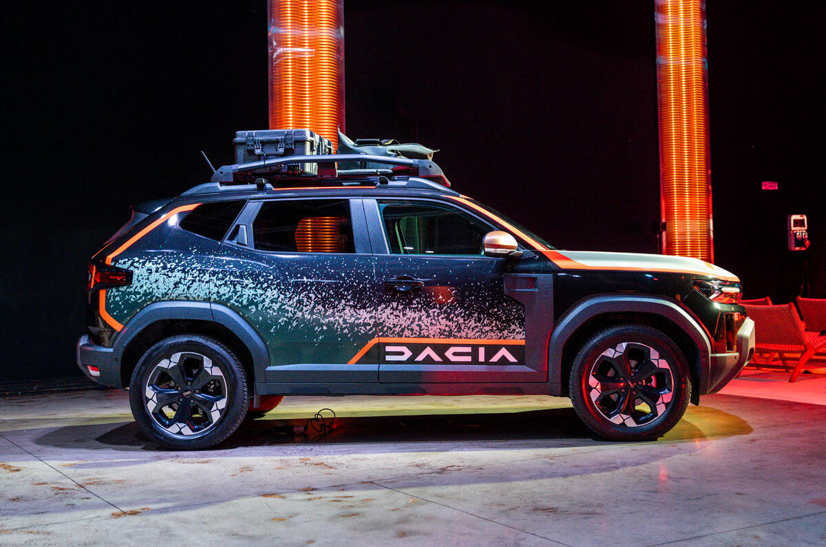 Dacia Duster Soul of Dakar, бічний вигляд