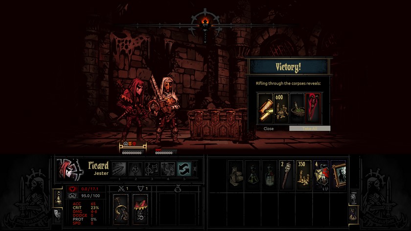 Обзор игры Darkest Dungeon: параноик, клептоман, мазохист и другие приключенцы-6 Обзор игры Darkest Dungeon: параноик, клептоман, мазохист и другие приключенцы-6