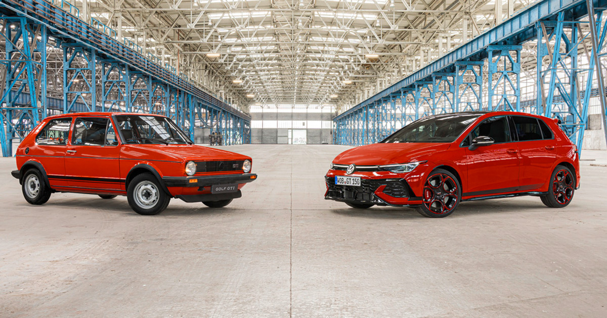 Сравнение первого и юбилейного Golf GTI