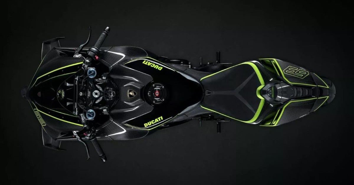 Спортбайк Ducati Panigale V4 Lamborghini з унікальними елементами дизайну