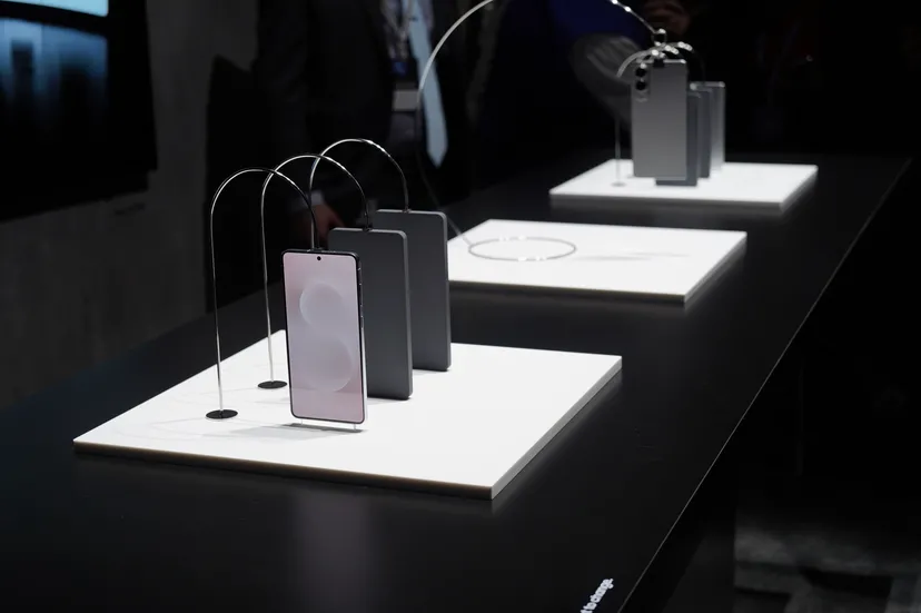 Galaxy S25 Edge smartphone with dual cameras on the back