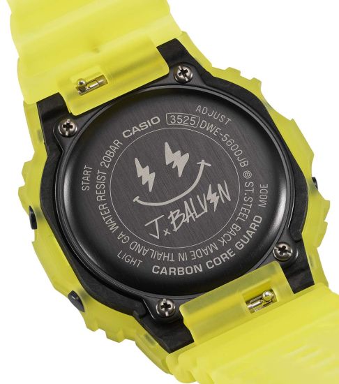 Montre G-Shock DWE-5600JB-1A9ER : face arrière