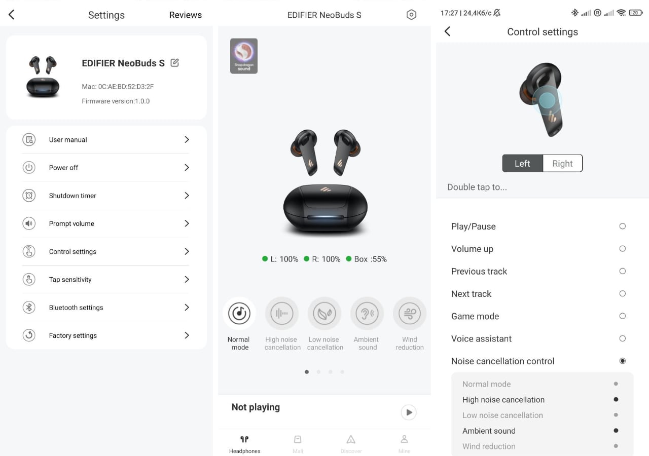 Sept couleurs de musique : Edifier NeoBuds S Review - Écouteurs intra-auriculaires TWS avec ANC et haut-parleurs hybrides-20