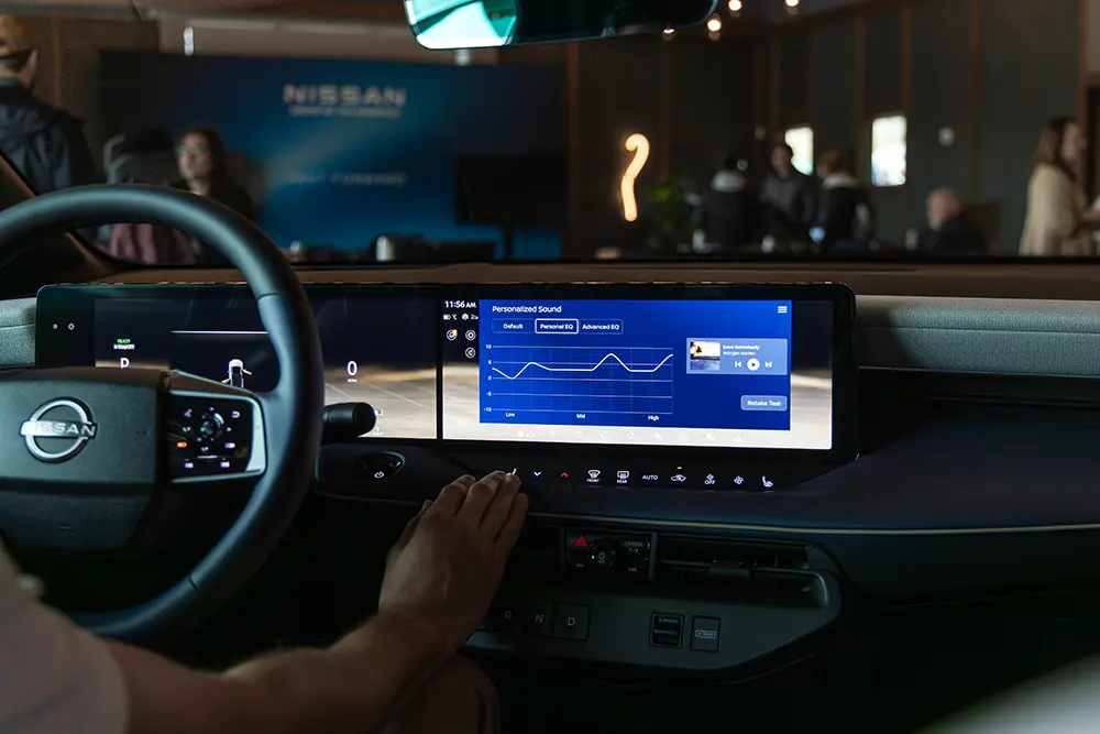 Driver profiles available in the Personalized Sound app