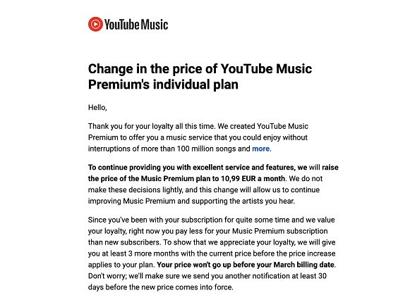 Google піднімає вартість передплати YouTube Premium і YouTube Music у деяких країнах, але пропонує три місяці пільгового тарифу-2
