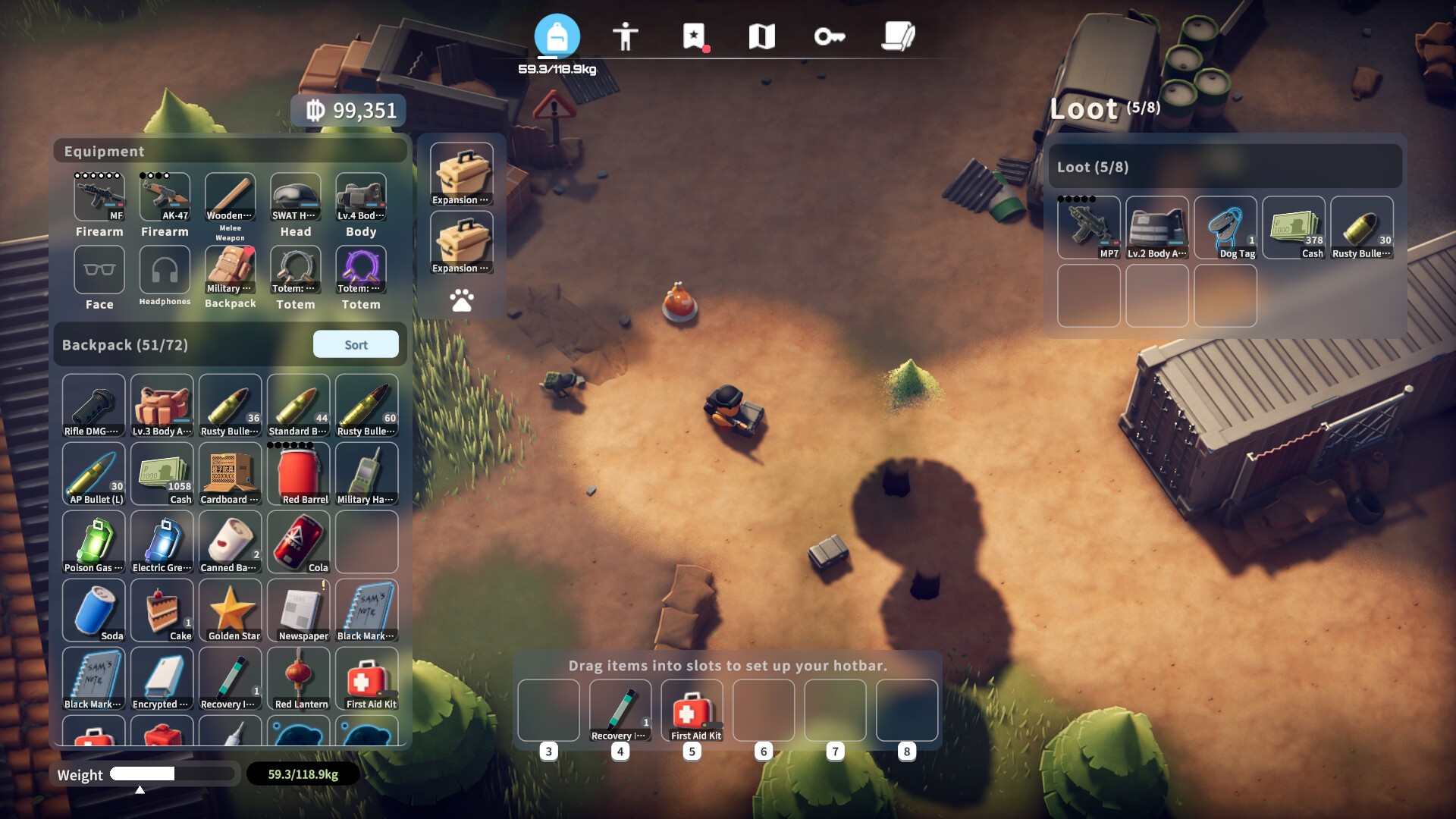 Screenshot of Escape From Duckov gameplay 4