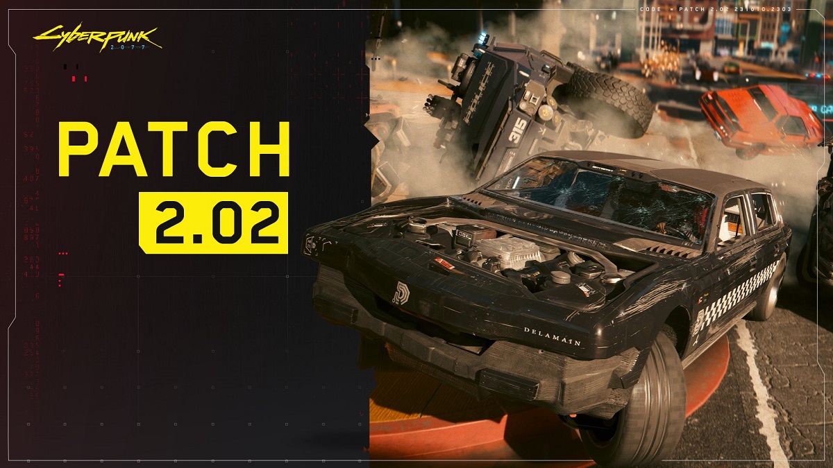 Для Cyberpunk 2077 вышел крупный патч 2.02. CD Projekt RED исправила огромное количество ошибок и вернула игрокам на Xbox Series маслкар Quadra Sport R-7 "Vigilante"