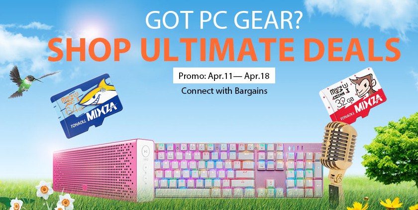 Весенняя распродажа компьютерной техники на Gearbest