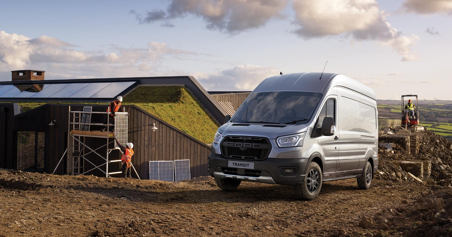 Ford Transit Trail in the countryside