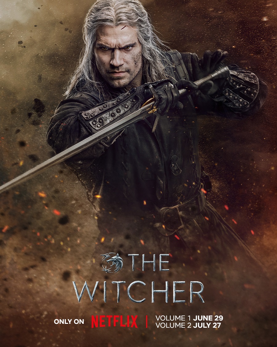 Netflix has released four colourful posters showing the main characters from the third season of The Witcher series and reminded viewers of the trailer on June 8-5