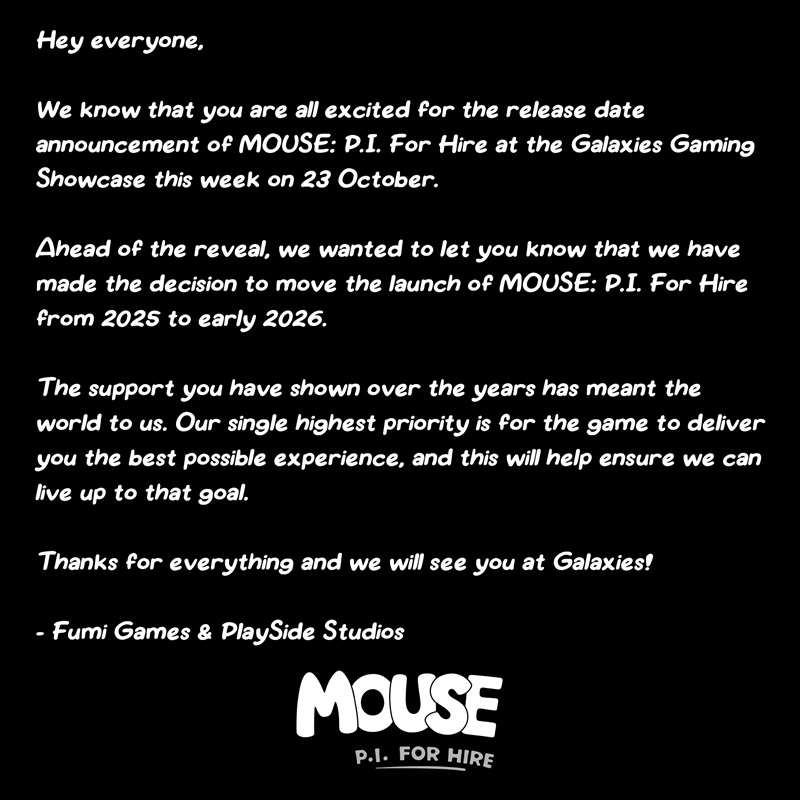Реалізація ідей у Mouse: P.I. For Hire