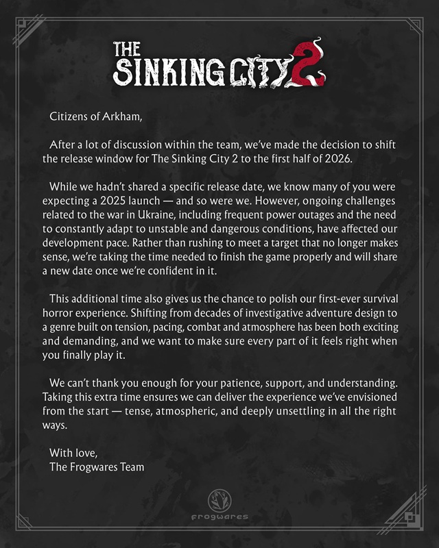Скриншот із гри The Sinking City 2
