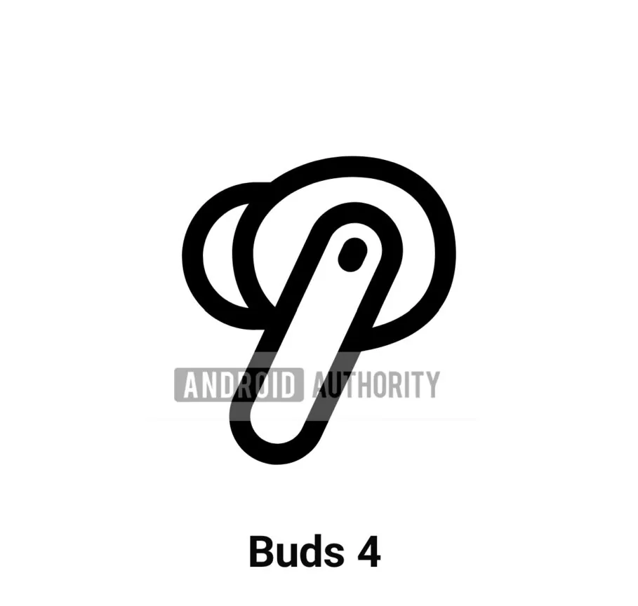 Ілюстрація Galaxy Buds 4 з витоку One UI 8.5