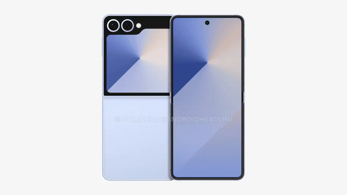 Samsung Galaxy Flip7 CAD-рендер 1