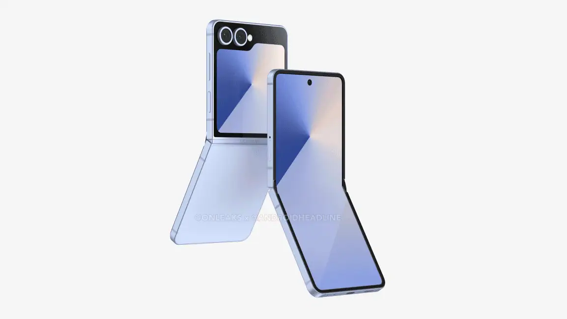 Samsung Galaxy Flip7 CAD-рендер 3