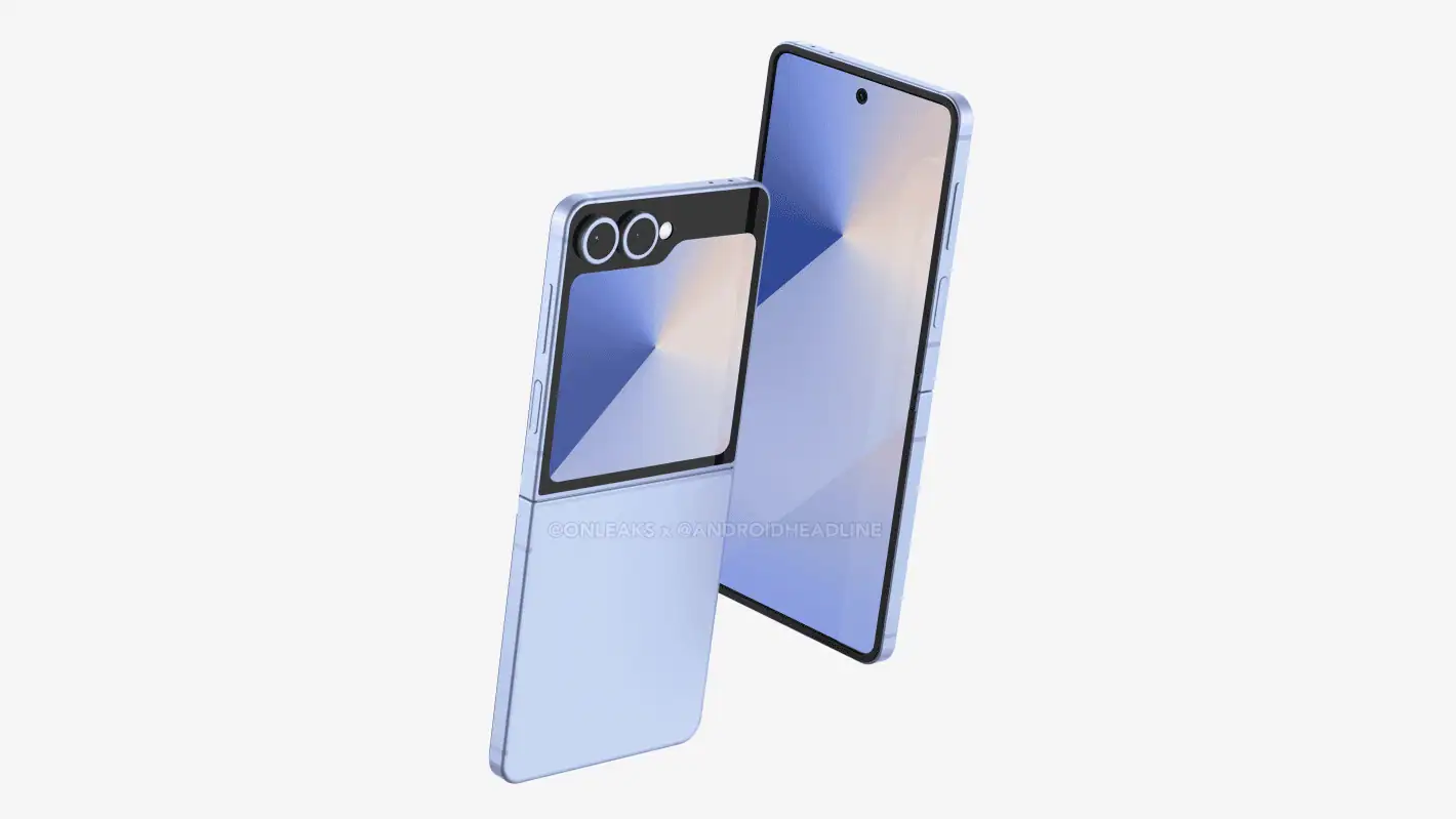 Samsung Galaxy Flip7 CAD-рендер 4
