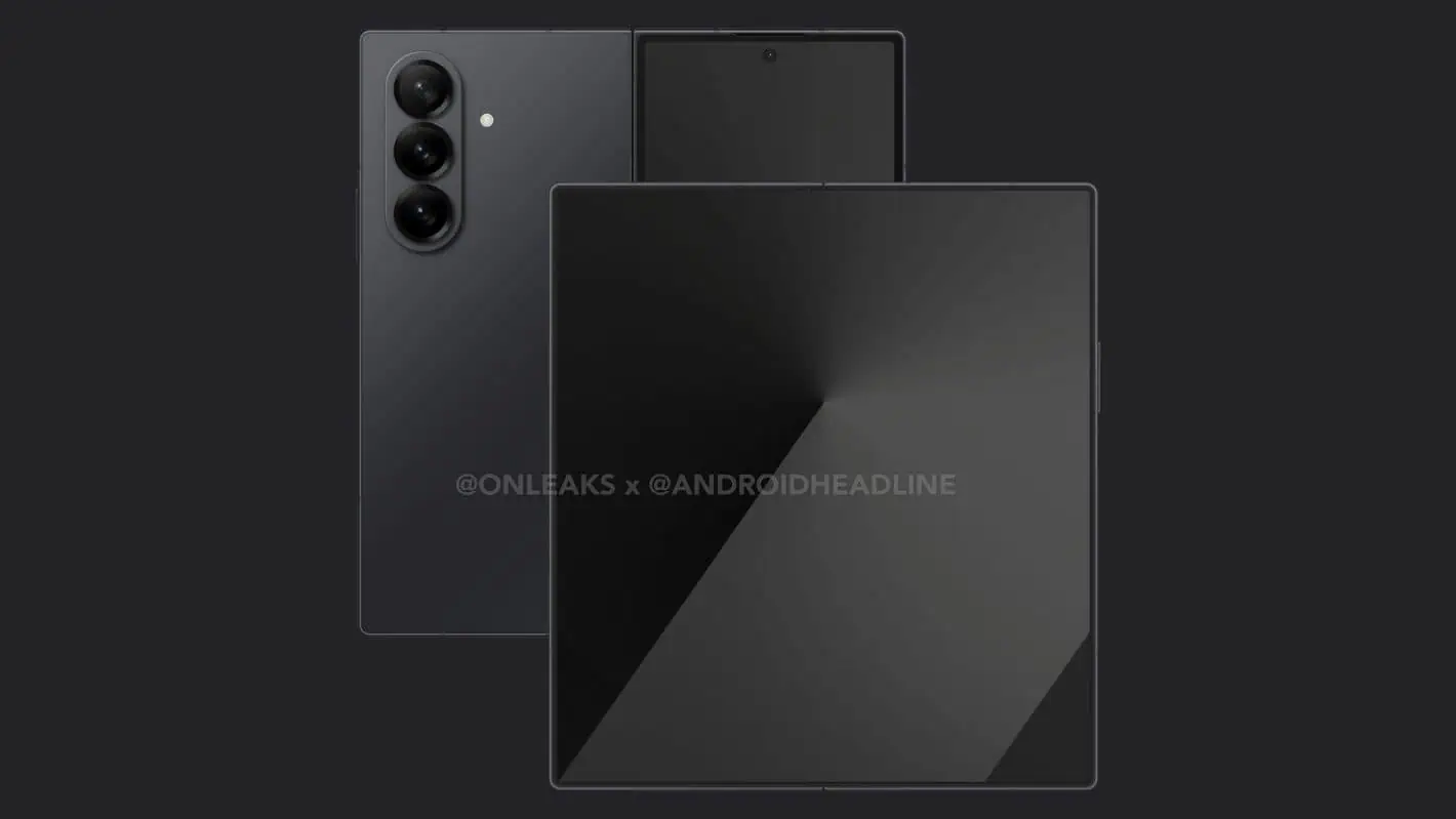 Samsung Galaxy Z Fold 7 - Рендер 1 - Samsung Galaxy Z Fold 7