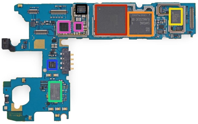 Мастера iFixit препарировали флагманский смартфон Samsung Galaxy S5-8