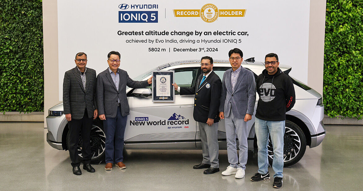 Hyundai IONIQ 5 потрапив до Книги рекордів Гіннесса