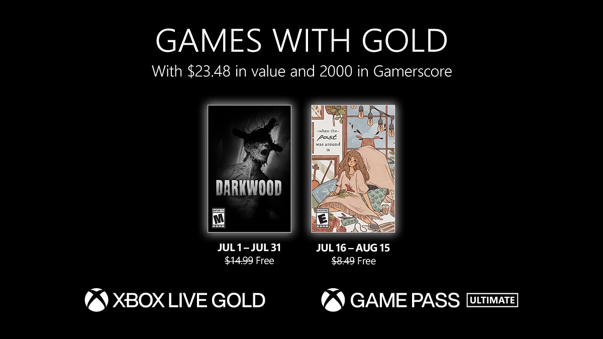 Xbox Live Gold subscribers will receive two games in July: the horror game Darkwood and the nifty puzzle game When The Past Was Around