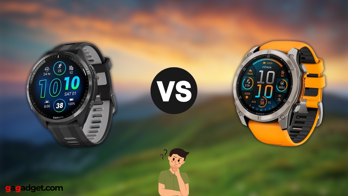 Forerunner 965 versus Fenix 8