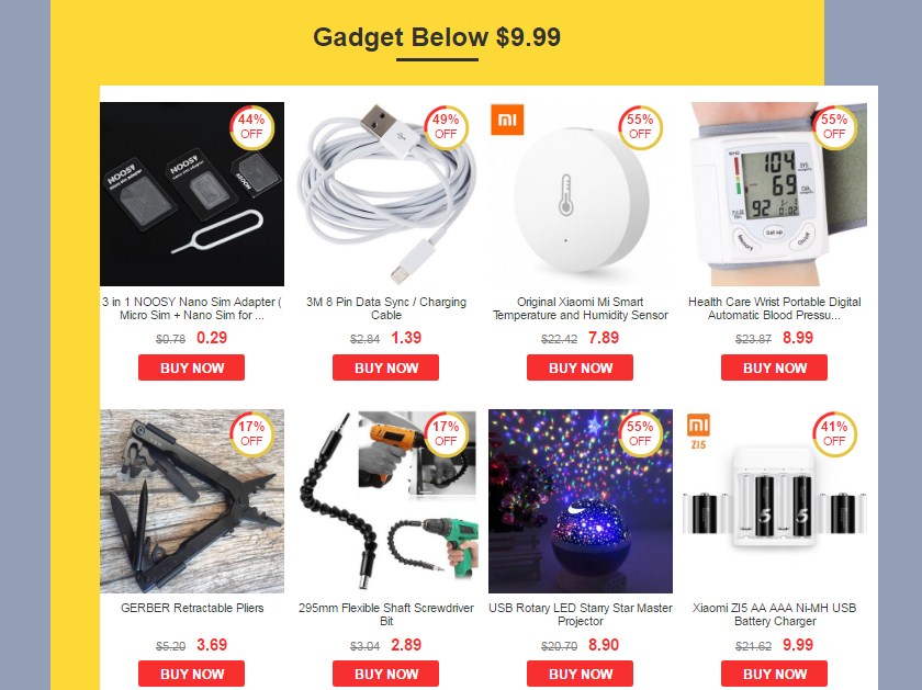 Ежедневные скидки и гаджеты дешевле $10 на Gearbest-3