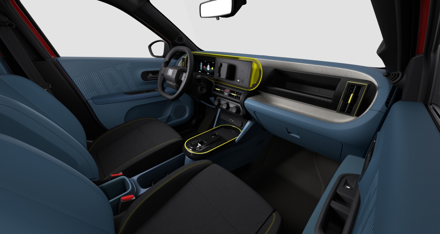Intérieur de la Fiat Grande Panda