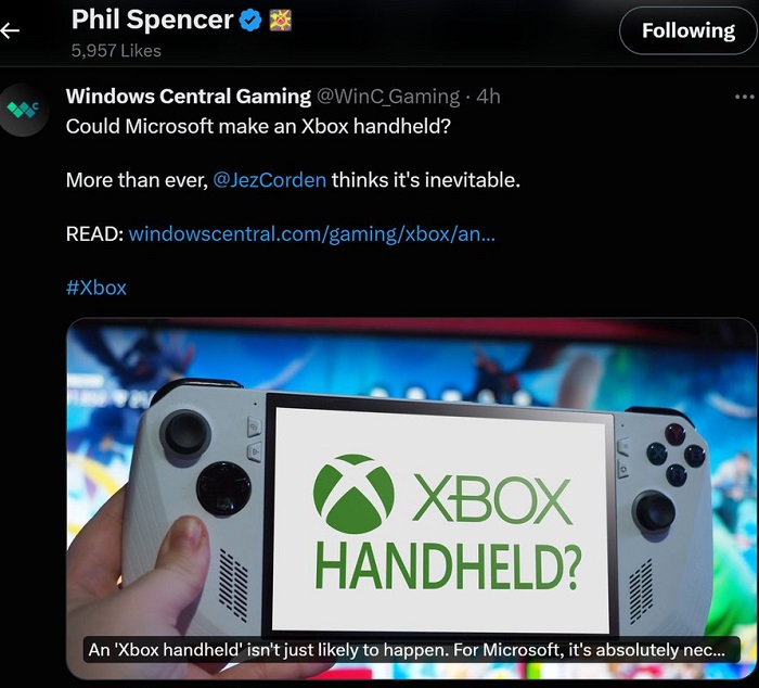 Et pourquoi pas ? Microsoft pourrait développer sa propre console portable-2