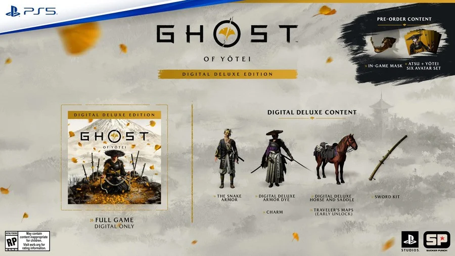 Deluxe видання Ghost of Yotei