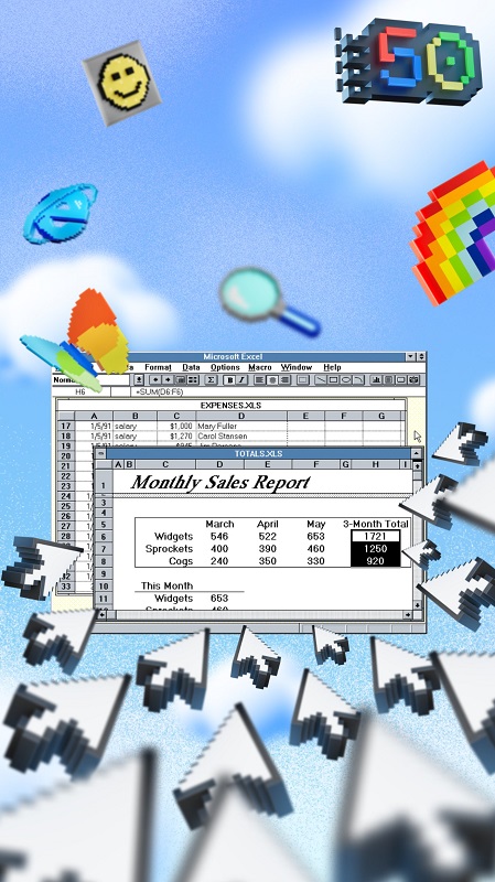 Шпалери в стилі Excel