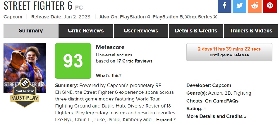 The fighting game world has a new masterpiece: critics rave about Street Fighter 6 and call it the best game in the franchise-2