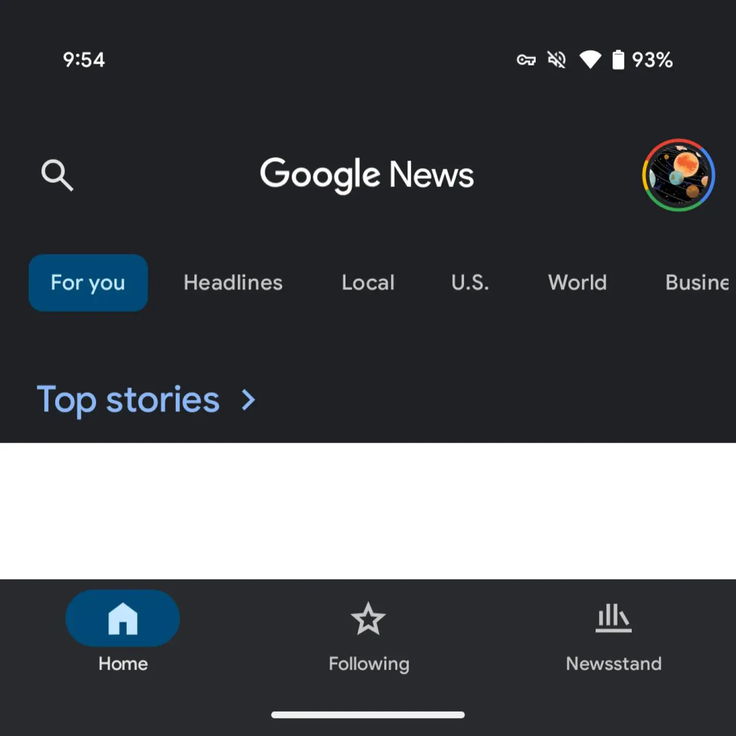 Редизайн нижньої панелі Google News - зображення 1