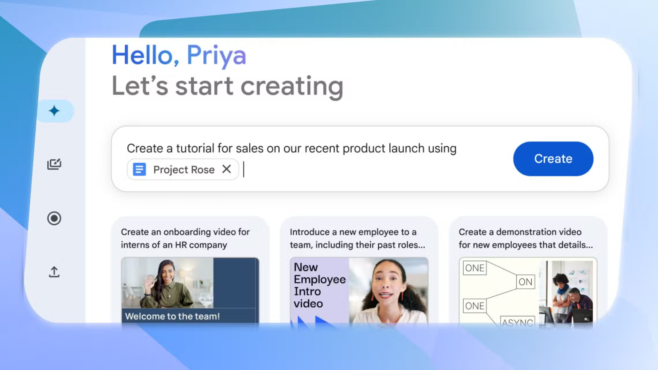 Опис завдань для Google Vids. Ілюстрація: Google
