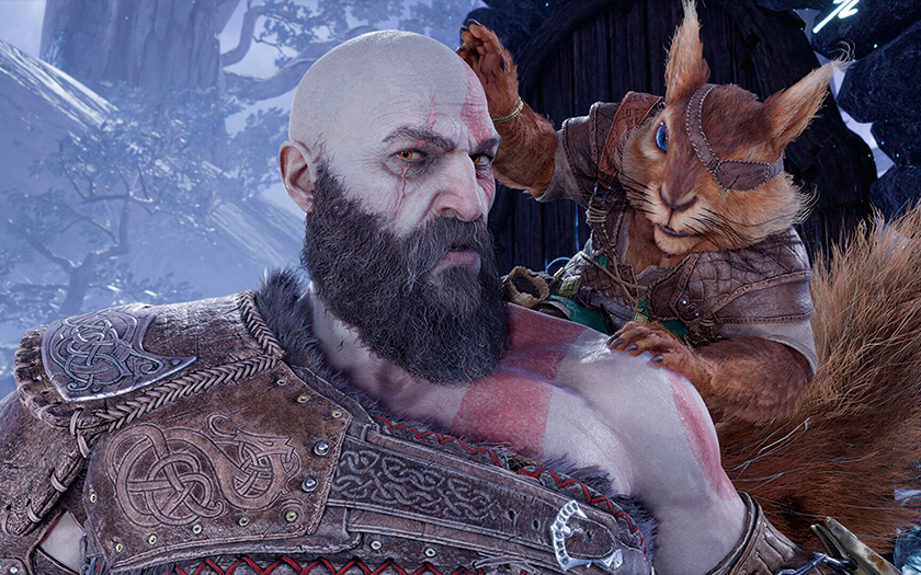 Pirate squirrel, depressed Freya, picturesque landscapes and various enemies: 10 new God of War Ragnarok screenshots-2