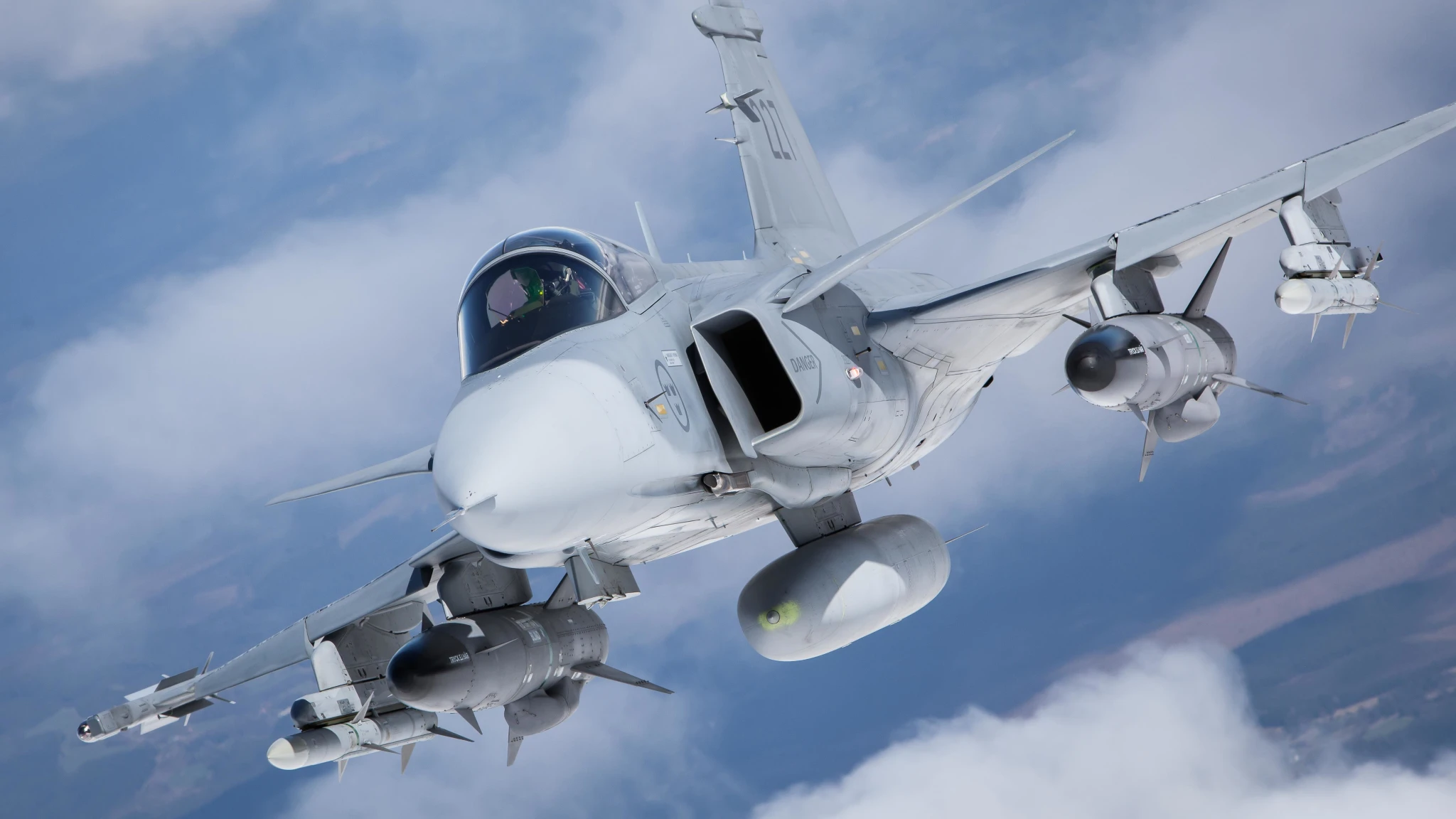 Gripen C. Ілюстрація: SAAB