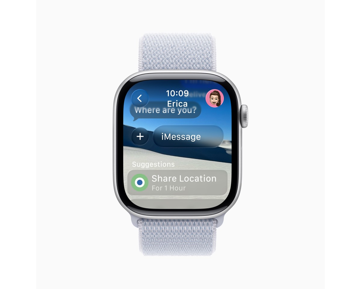 Presentation of new features of watchOS 26