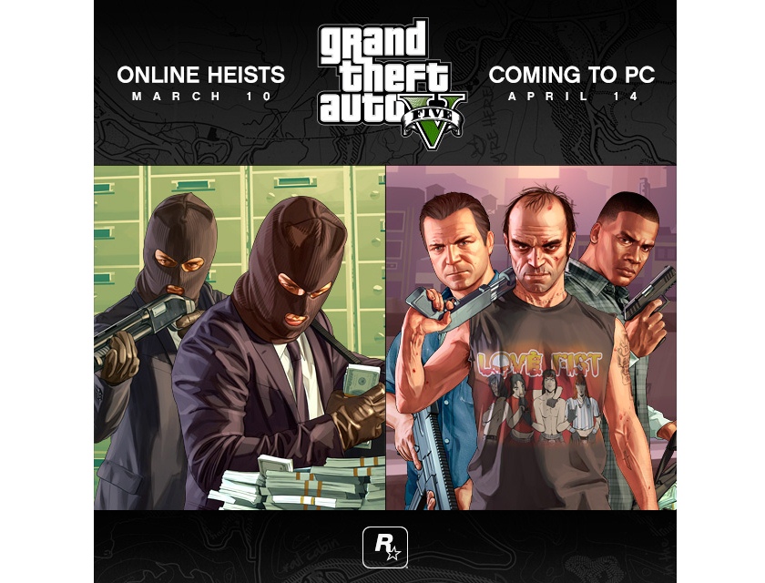 Rockstar опять переносит дату выпуска GTA V для PC