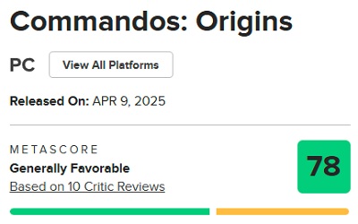 Скріншот з гри Commandos: Origins