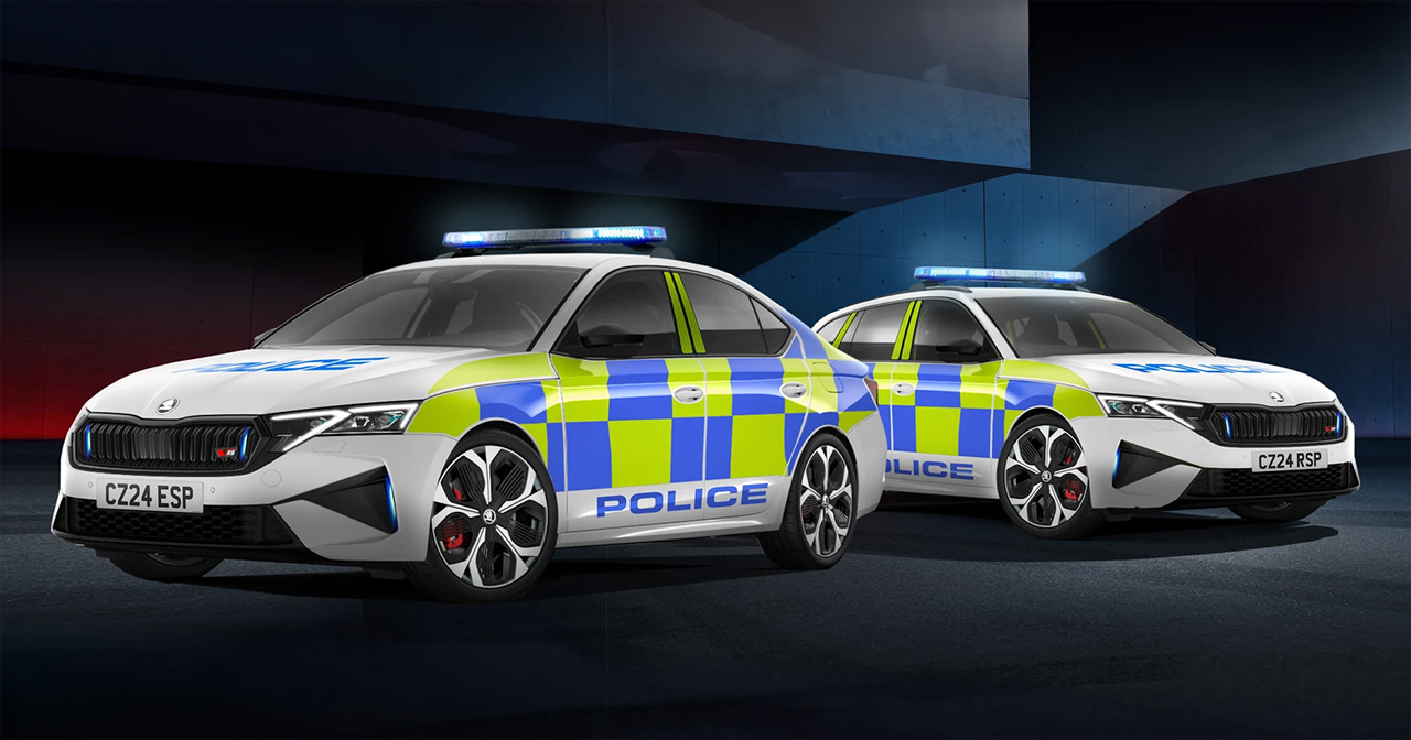 Оновлена Octavia vRS у поліцейському виконанні