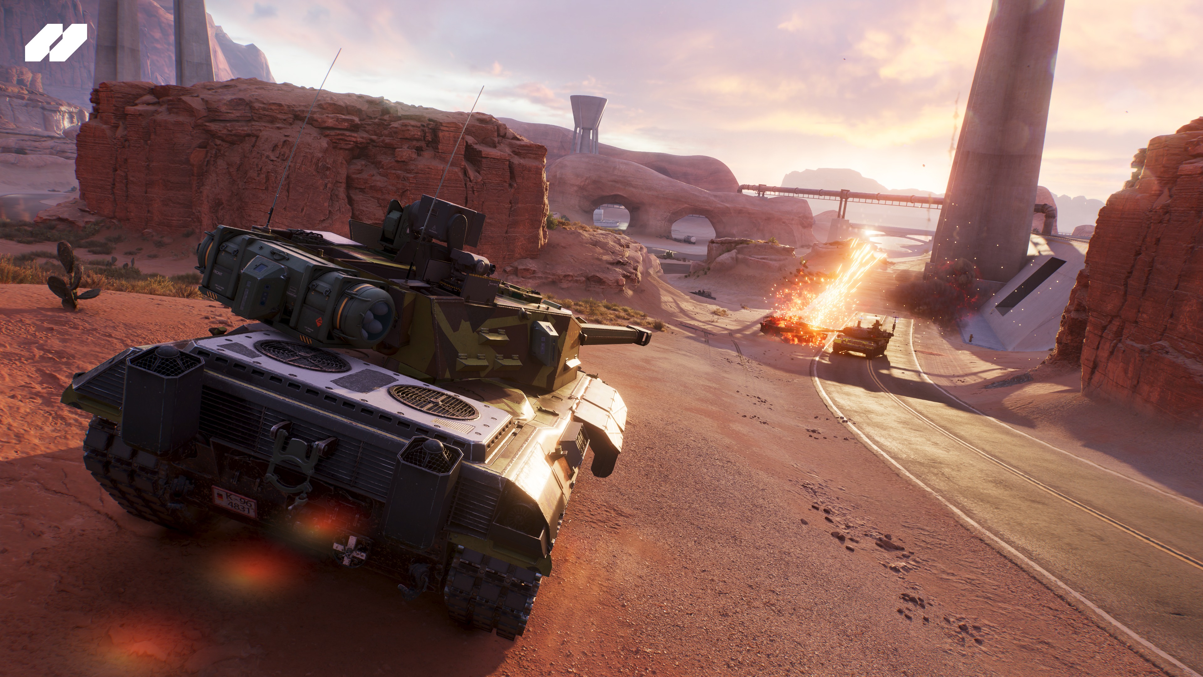 Скриншот з гри World of Tanks: HEAT без інтерфейсу