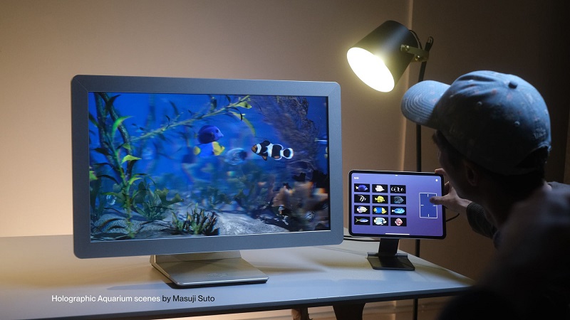 Demonstration of holographic display technology
