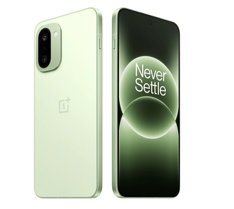 Смартфон OnePlus 15R у зеленому кольорі