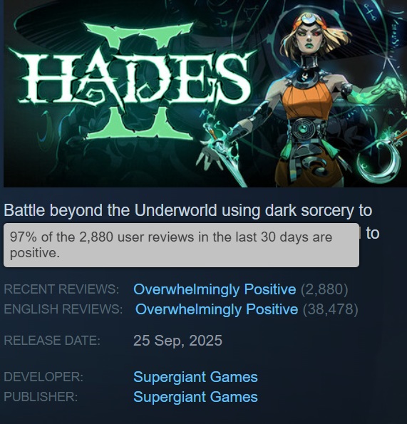 Another image from the game Hades II