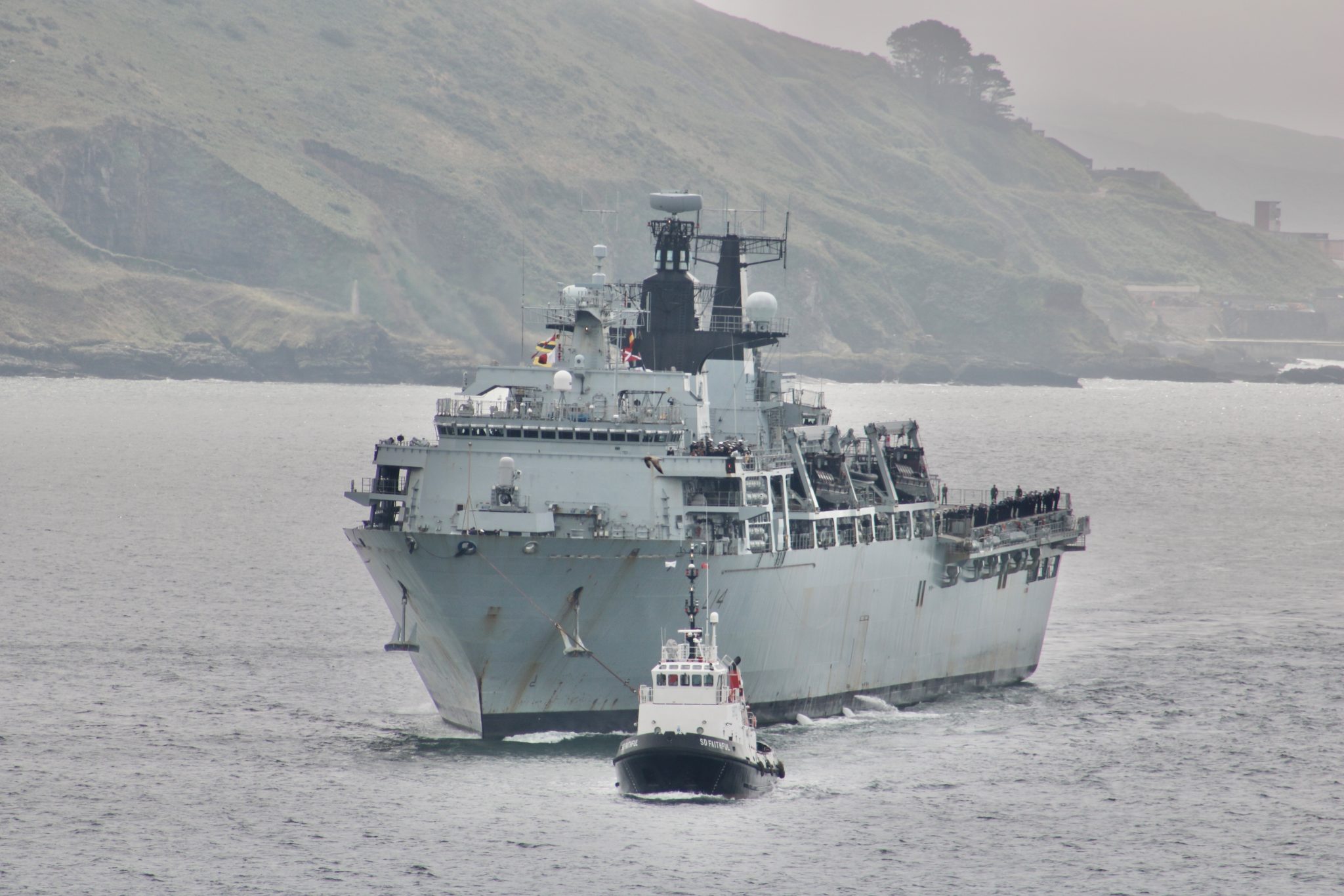 British amphibious assault ship HMS Albion