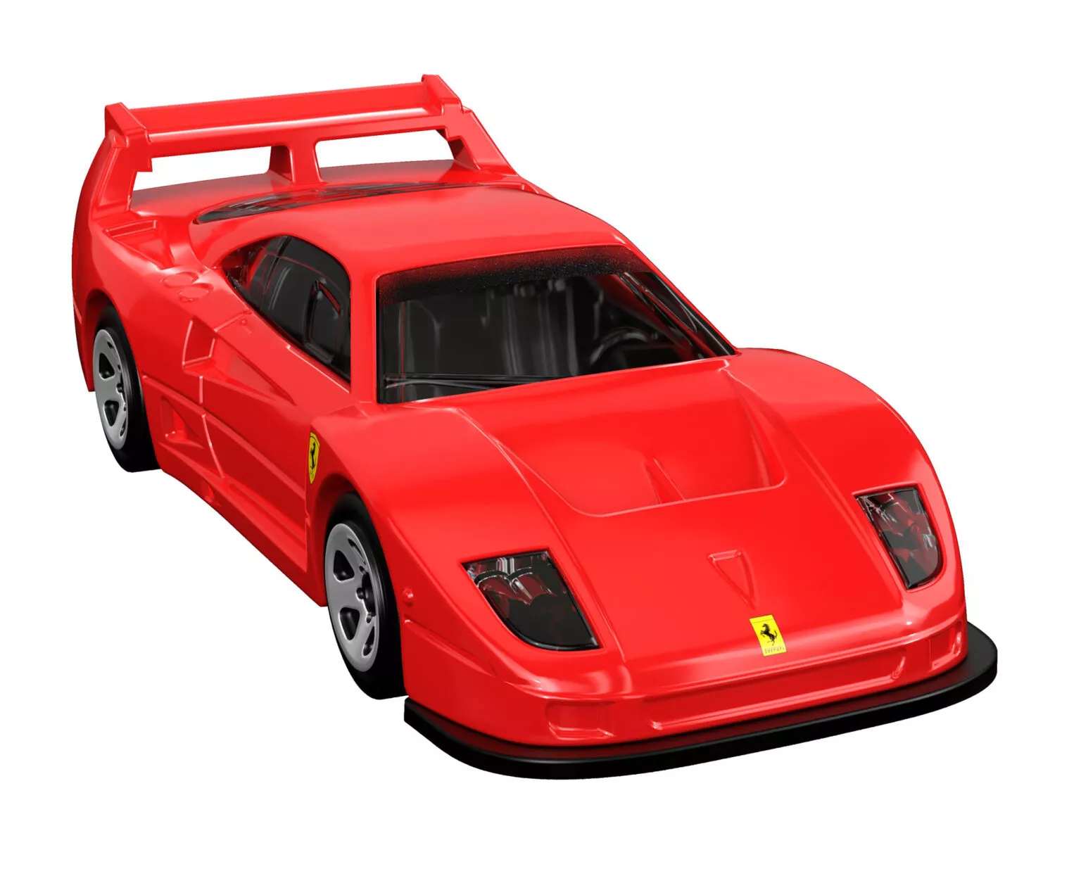 Miniature Ferrari models from Hot Wheels