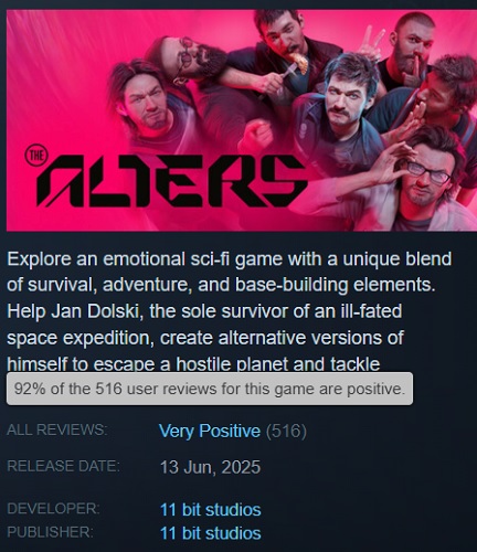 Скриншот игры The Alters