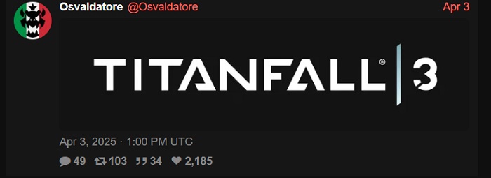 Логотип Titanfall 3